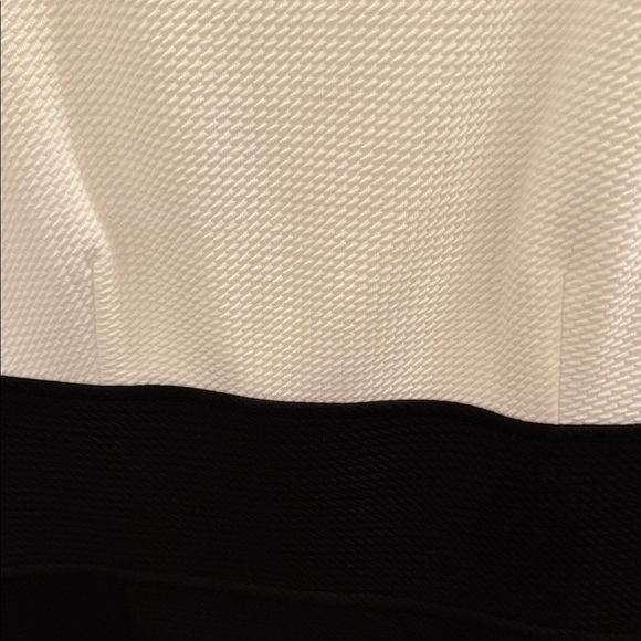Studio One Two-Tone Midi Sheath Dress Sz 6 Black and White - Picture 15 of 15
